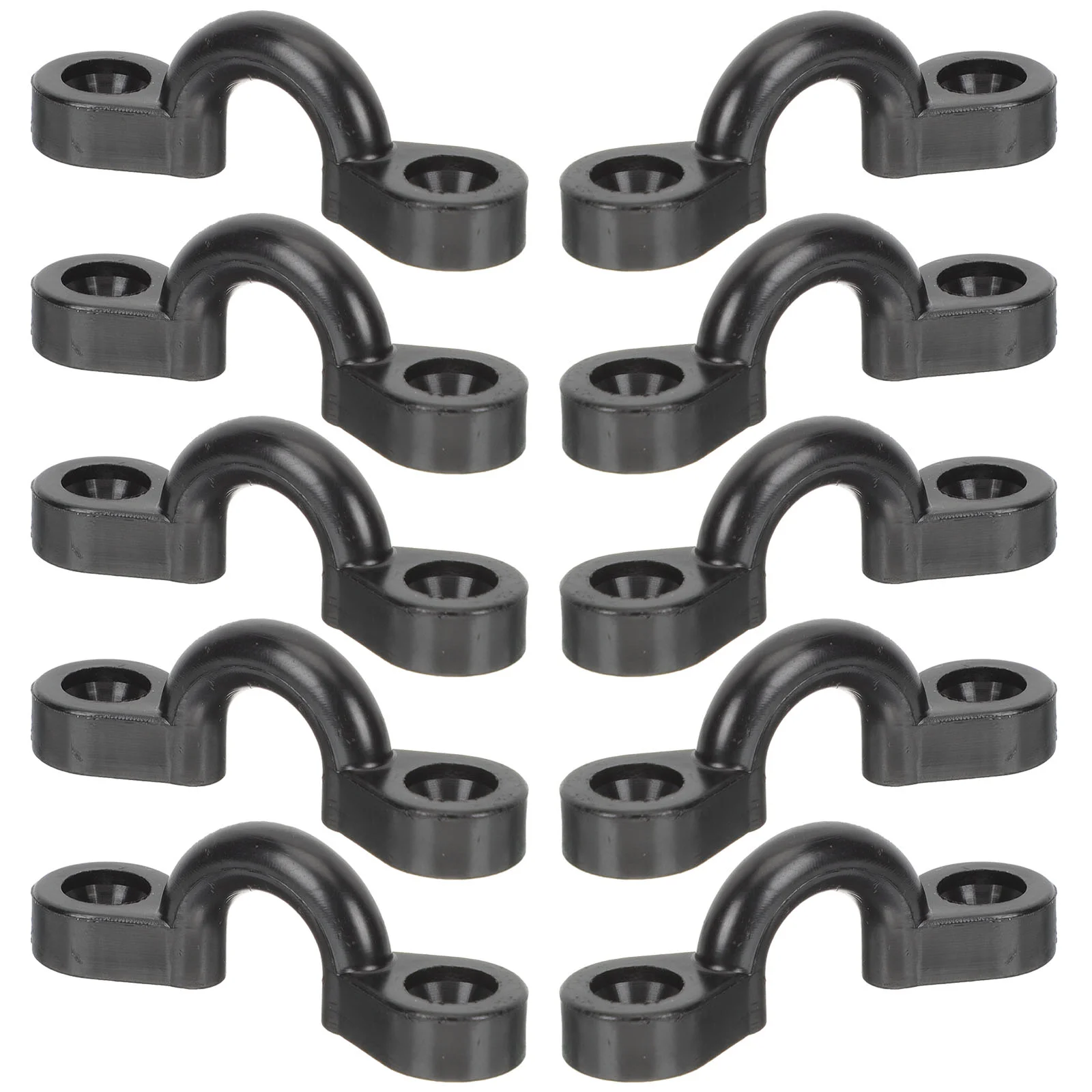 

10 Pcs Boat Rigging Kit Pad Eyes for Kayak Deck Loops Handle Accessories Hooks Nylon Replacement Parts Repair Tie down