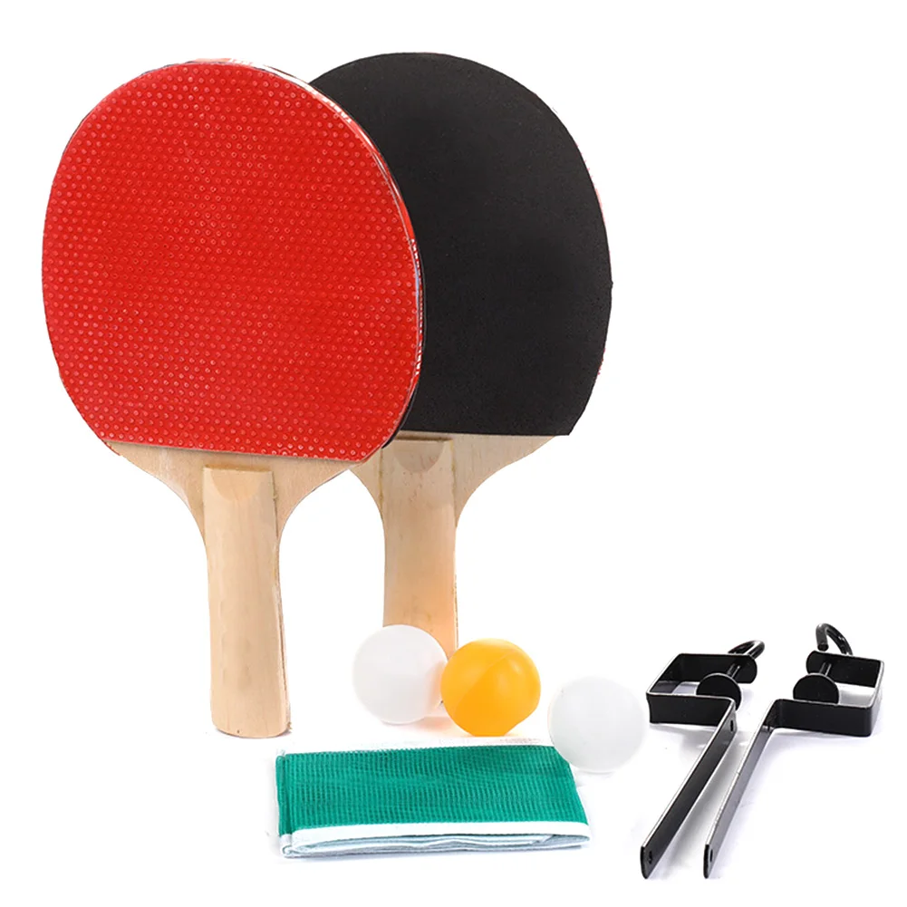 Table Tennis Set Table Tennis Net and Post Set Ping Pong Racket Set for Indoor/Outdoor Games