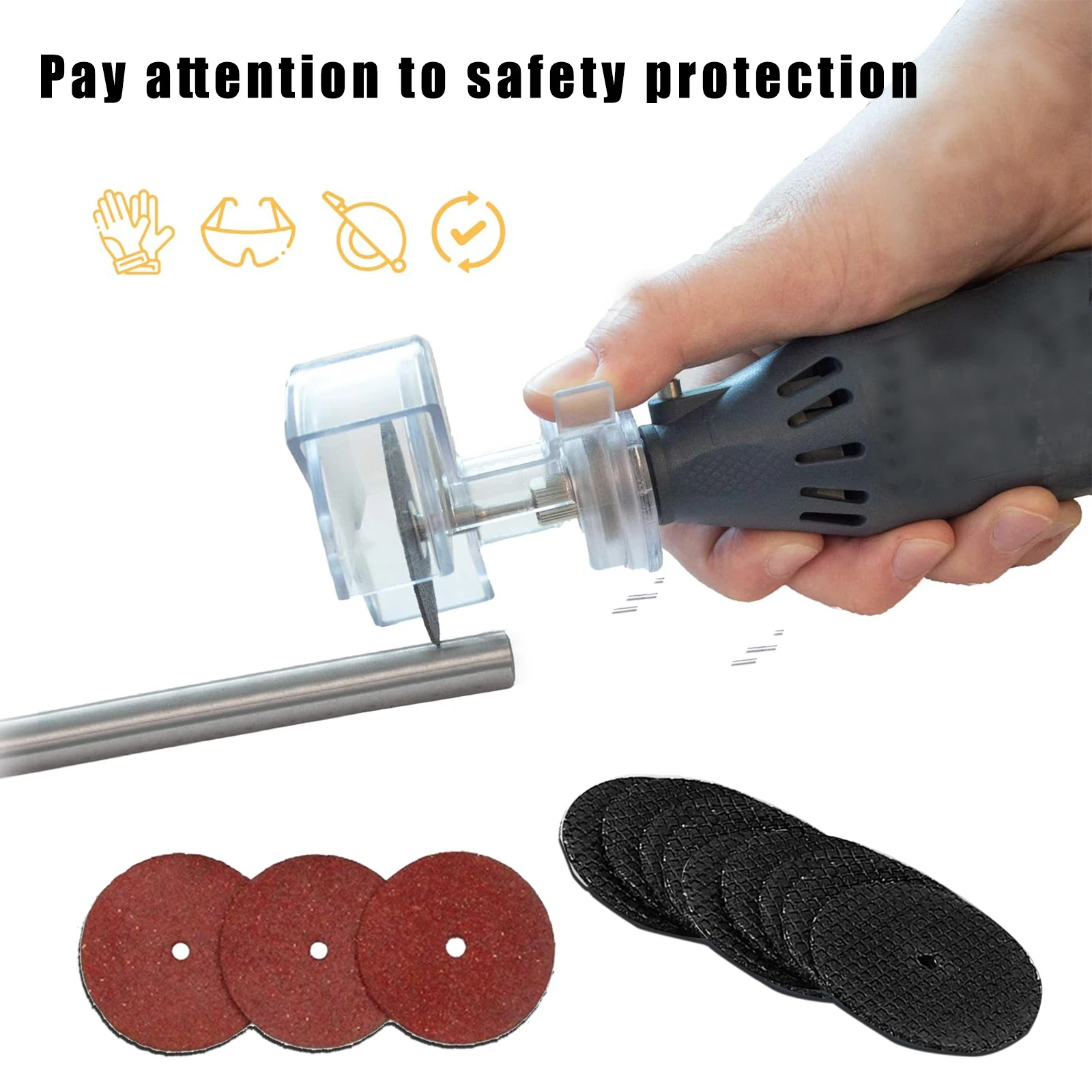 20/36pcs Abrasive Cutting Discs Resin Double Fiberglass Cut Off Wheel For Dremel Rotary Tool Accessories