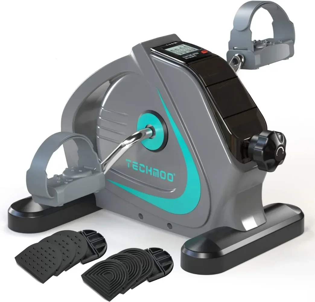 

A Under Desk Bike Pedal Exerciser Portable Mini Home Exercise Bike with 5LBS Flywheel Sitting Peddler Exerciser for Seniors Legs