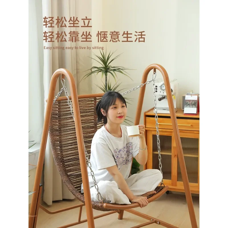 Balcony Swing Hanging Chair Courtyard Garden Leisure Nap Cradle Chair Bird's Nest Vine Chair