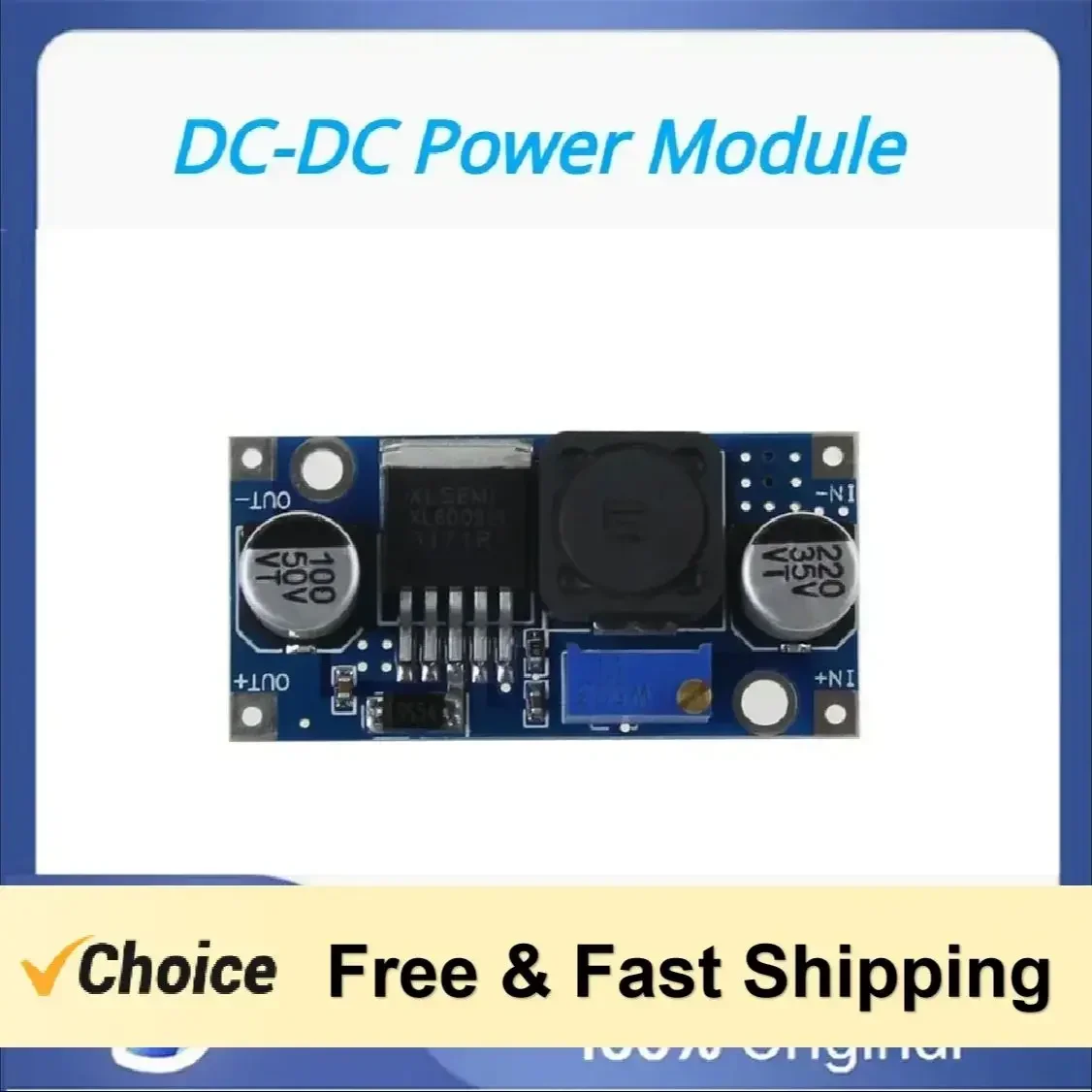 XL6009 Booster Module DC-DC Power Module Output Adjustable Over LM2577 4A  Equal CN6009