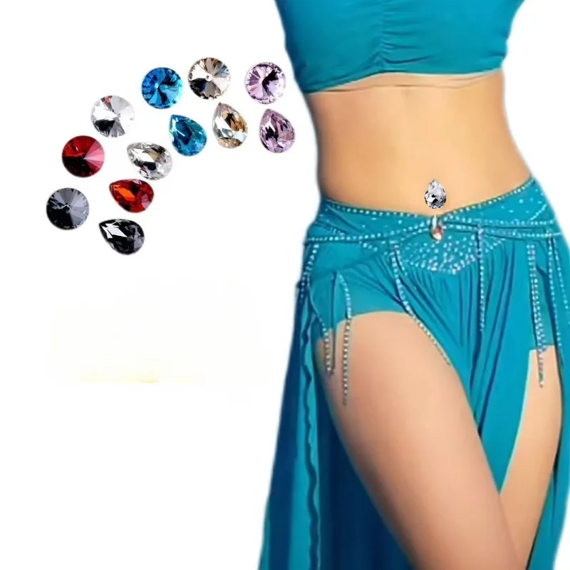 Customized Belly Dance Accessories Navel Stickers Decorative Belly Studs Eyelets Accessories No Punching Required