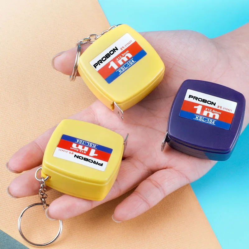 Mini 1m Tape Measure Retractable Exquisite and Simple Gift Small Measuring Tape ABS Square Steel Tape Measure DIY Measuring Tool