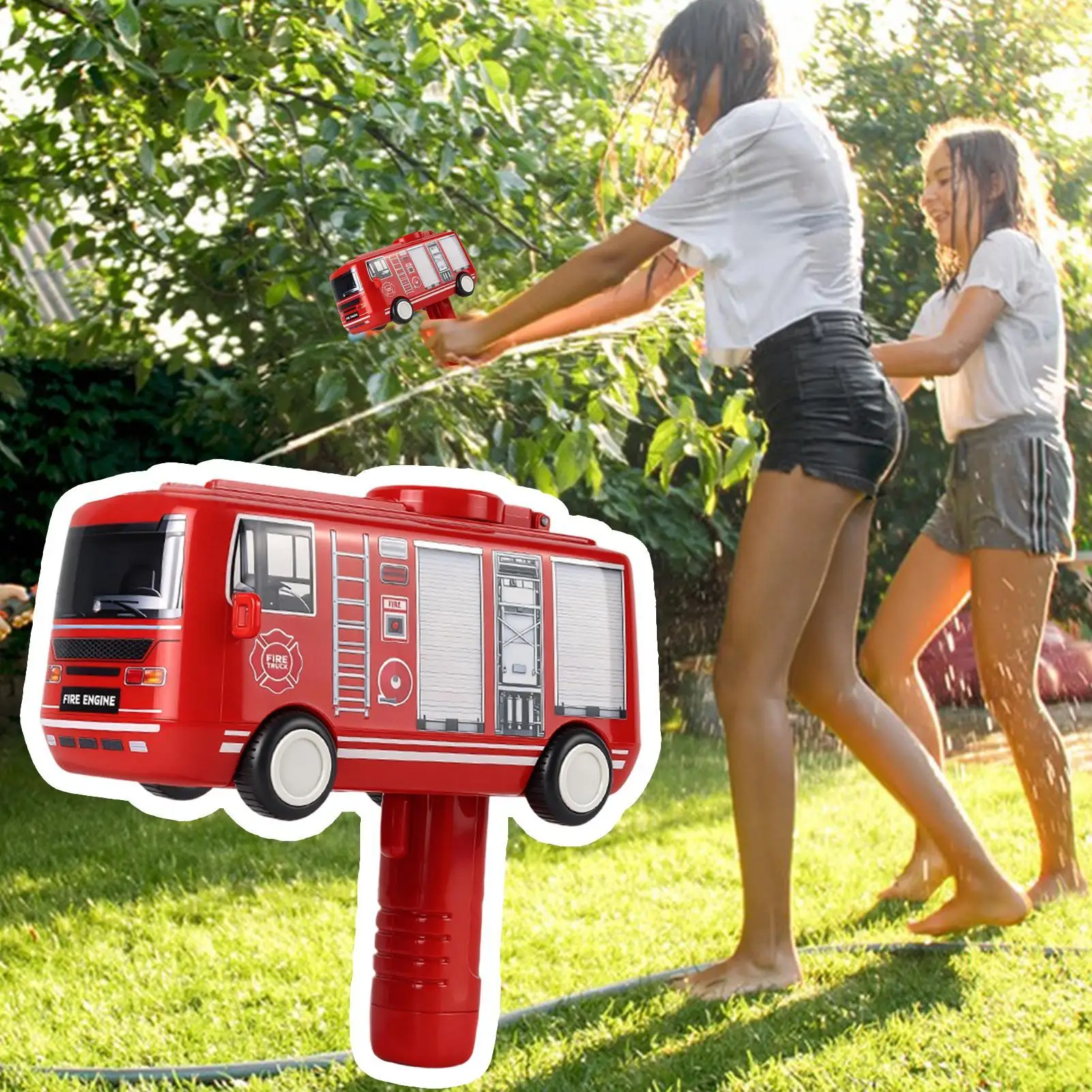 水噴出器-楽しい車の形の屋外電動噴出器-夏の裏庭ビーチプールガーデン屋外用自動水噴出おもちゃ