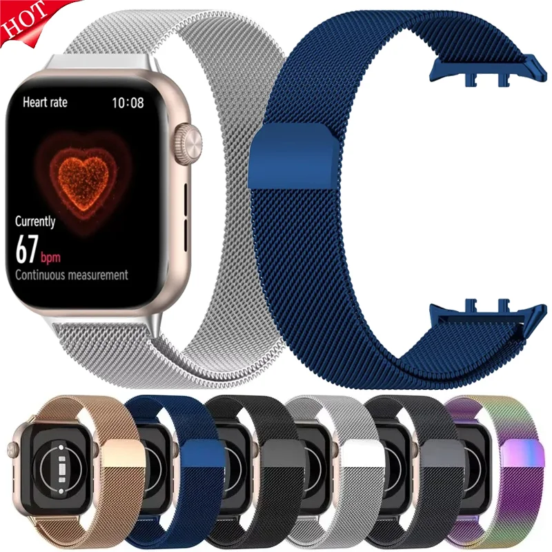 Metall-Milanese-Loop-Armband für Honor Watch 5, magnetisches Edelstahl-Ersatzarmband für Honor Watch 5 Correa Zubehör