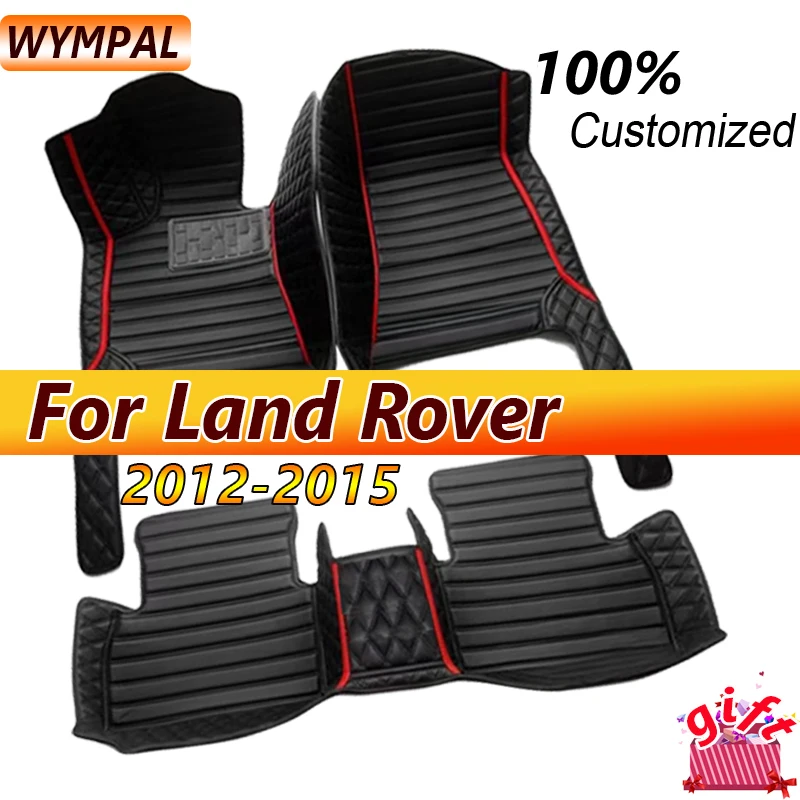 

Car Floor Mats For Land Rover Range Rover Evoque 2015 2014 2013 2012 SUV (4 doors) Auto Accessories Carpets Leather Parts