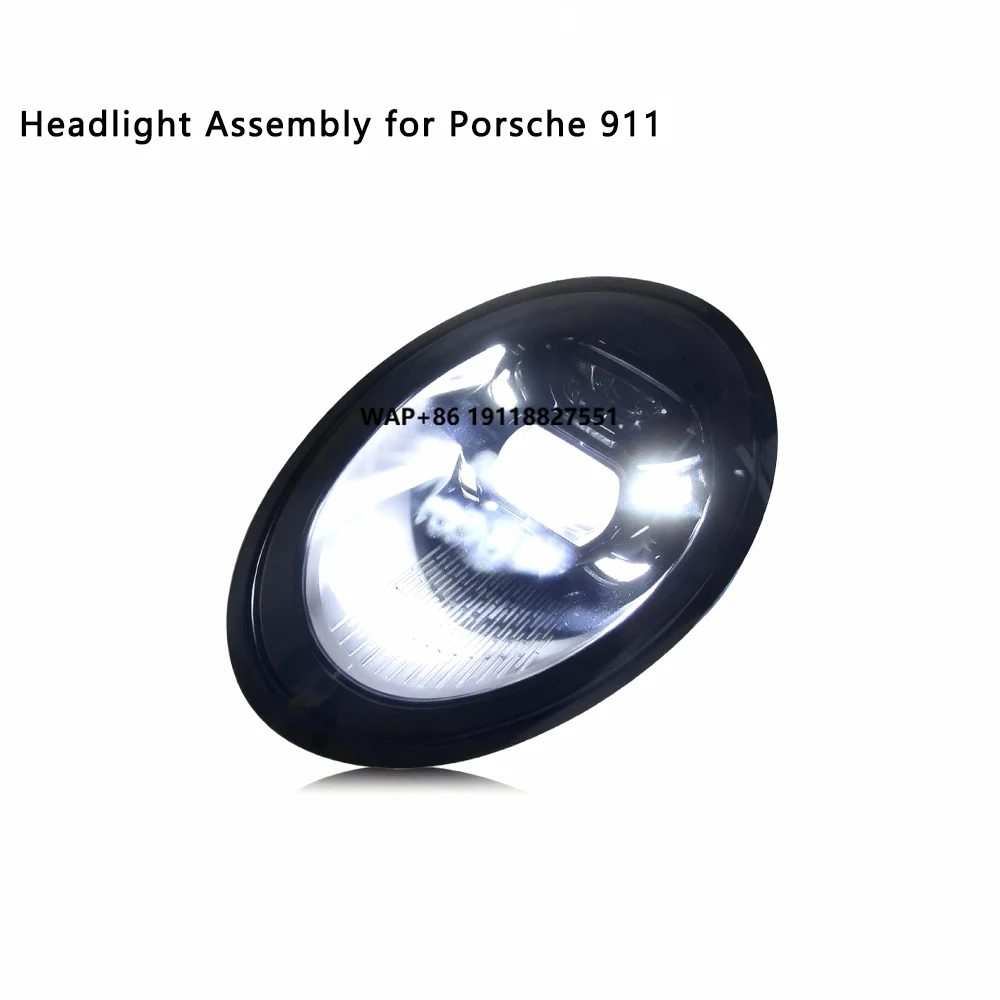 

LED Headlight Assembly for 911 with LED Daytime Running Light Headlight Assembly Modification 12V 6000K