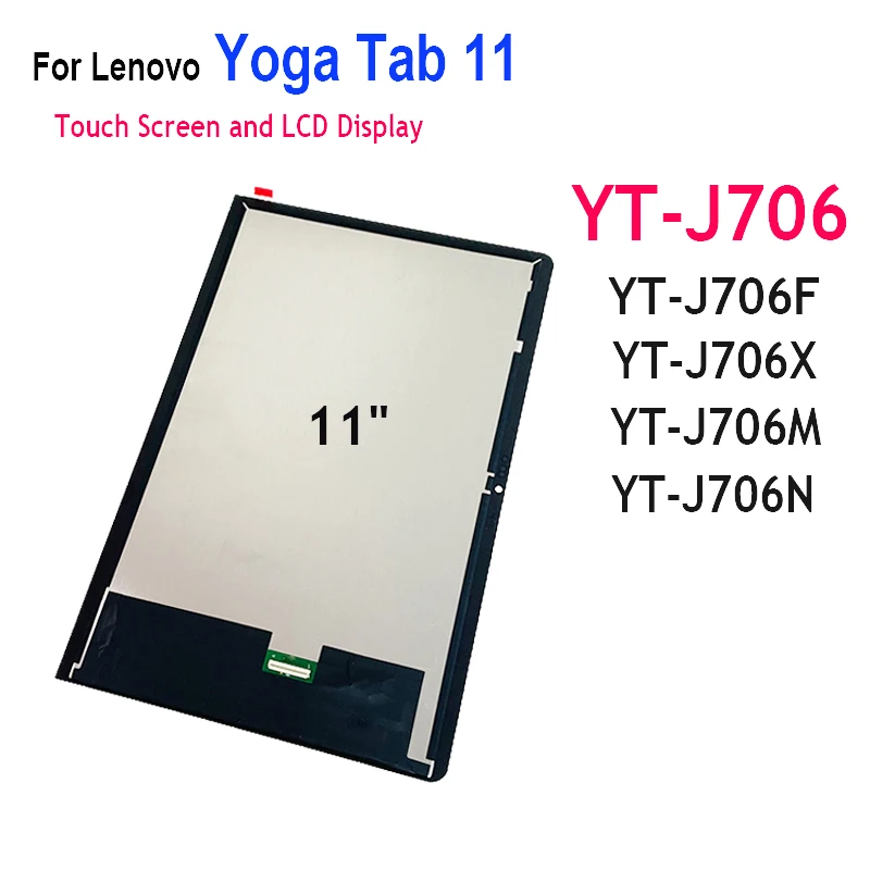 HJ 11 "Tablet LCD para Lenovo Yoga Tab 11 YT-J706F YT-J706X YT-J706M YT-J706N pantalla LCD y montaje de pantalla táctil