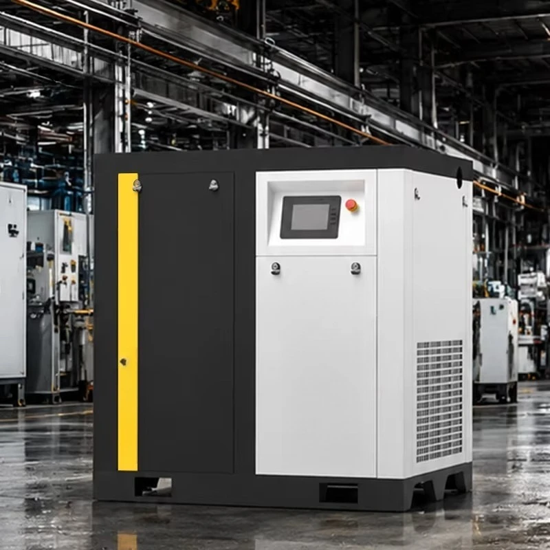 Super Air Industrial Screw Air Compressor 7.5kw 1.2m3/min 8bar 380V for Auto Workshops Tire Inflation & Pneumatic Wrenches CE