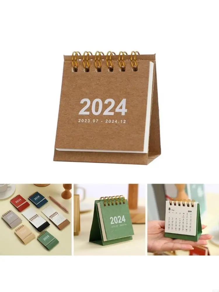

M5TB 2024 Calendar 07/2023 to 12/2024 Standing Desk Monthly Calendar Planner for Student Teacher Daily Monthly Scheduling