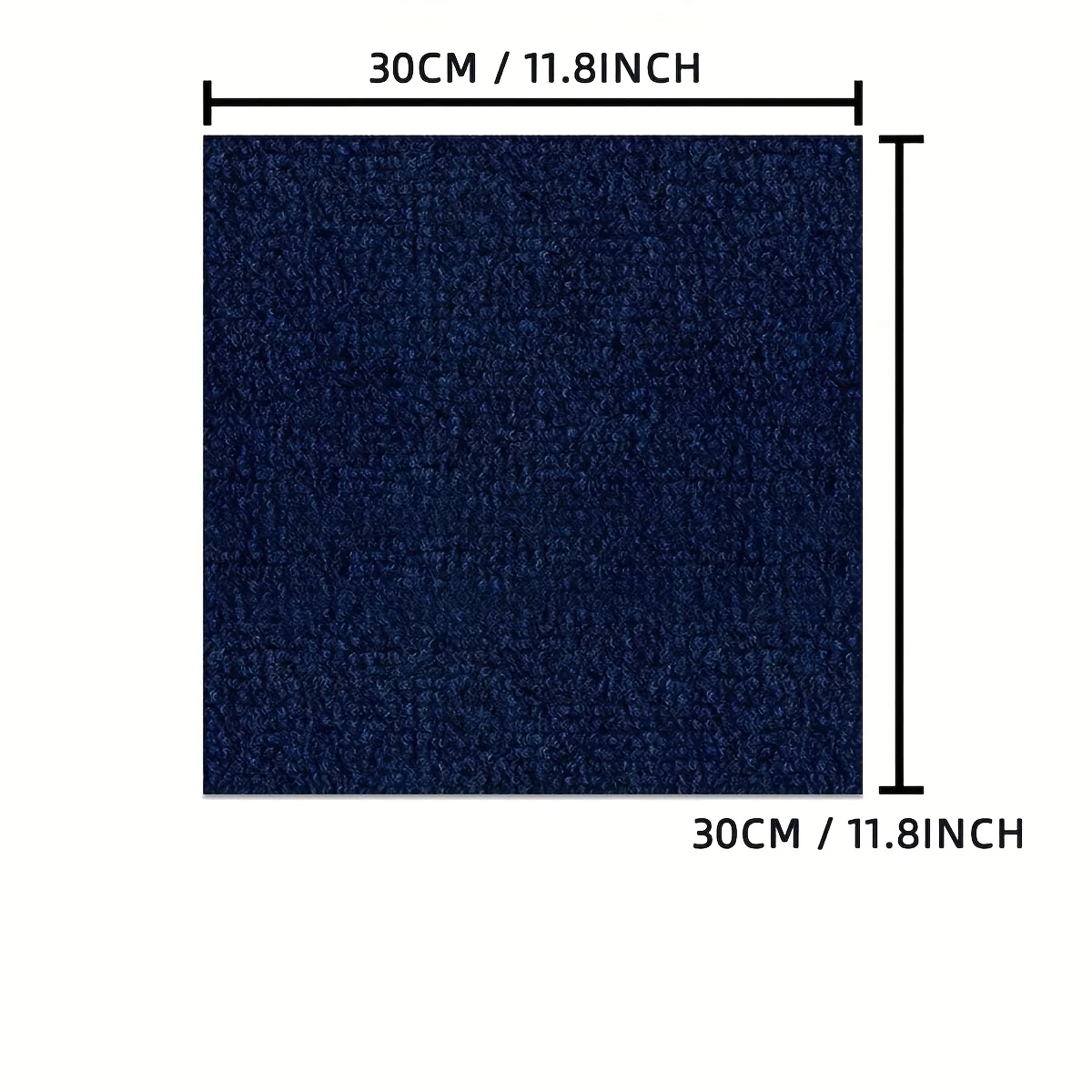 10pcs 30x30cm Carpet Floor Tiles Stickers Thickened Square Rugs Peel and Stick Mats Used for Office Floor Home Decor Carpets