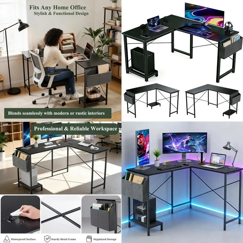 L Shaped Desk, 50 I…