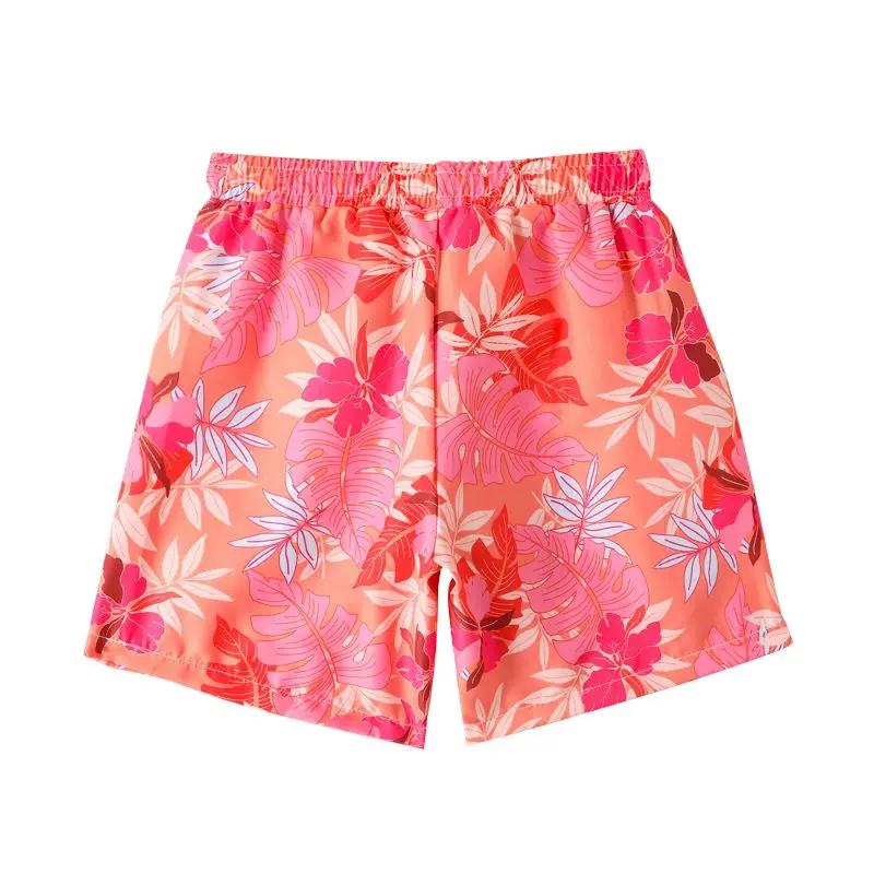 4-7 Years  Children Boy Beach Short Trunks Infant Toddler Tropical Print Boys Board Shorts Summer Swimming  Boys Beach Shorts