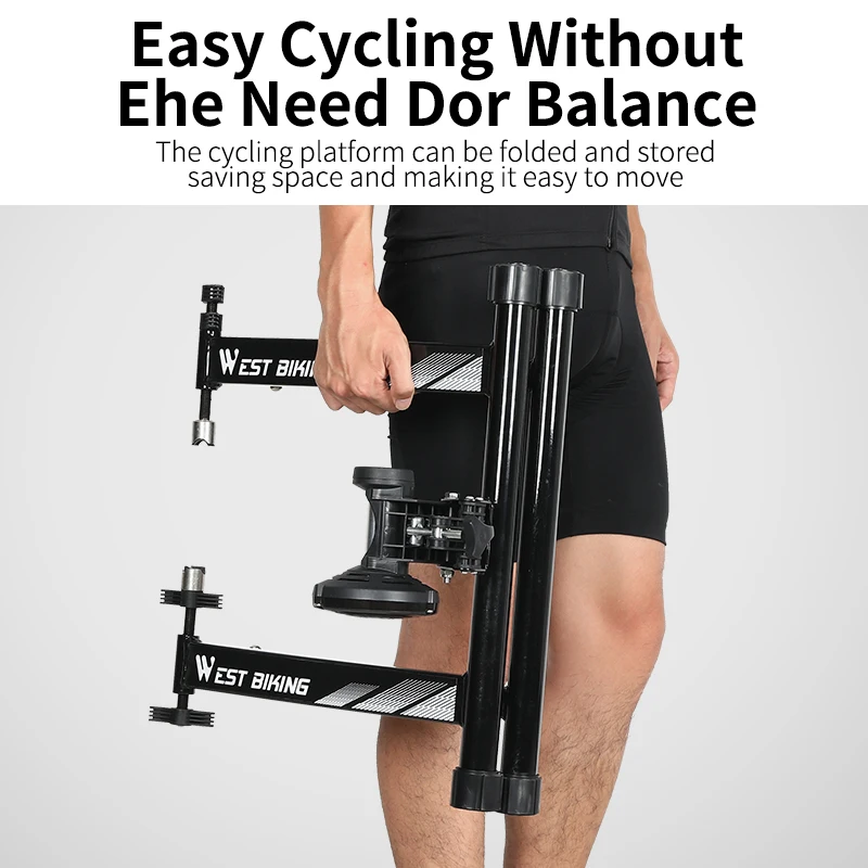 WEST BIKING Indoor Bike Trainer 6-Speed Magnetic Resistance