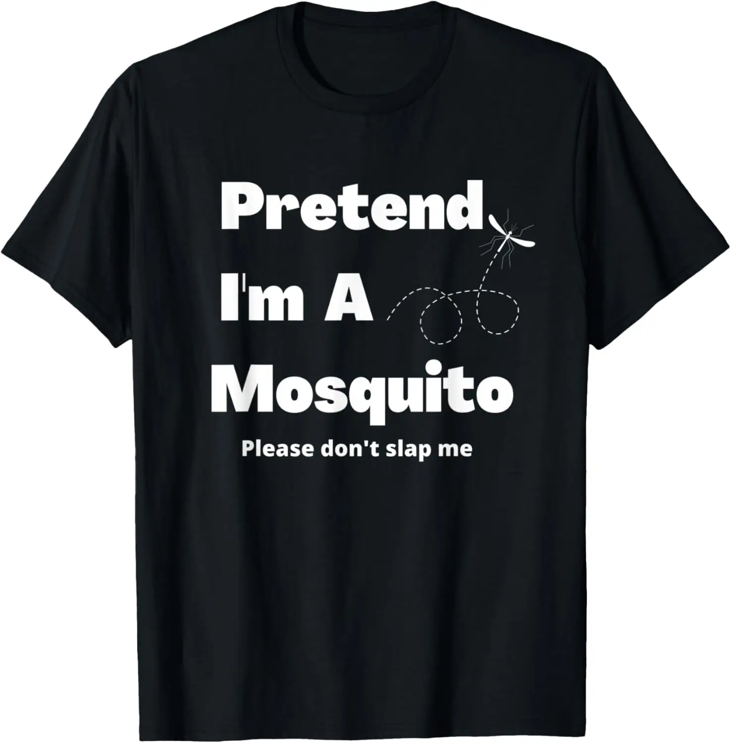 Divertido disfraz de Halloween perezoso, camiseta con traje de mosquitos