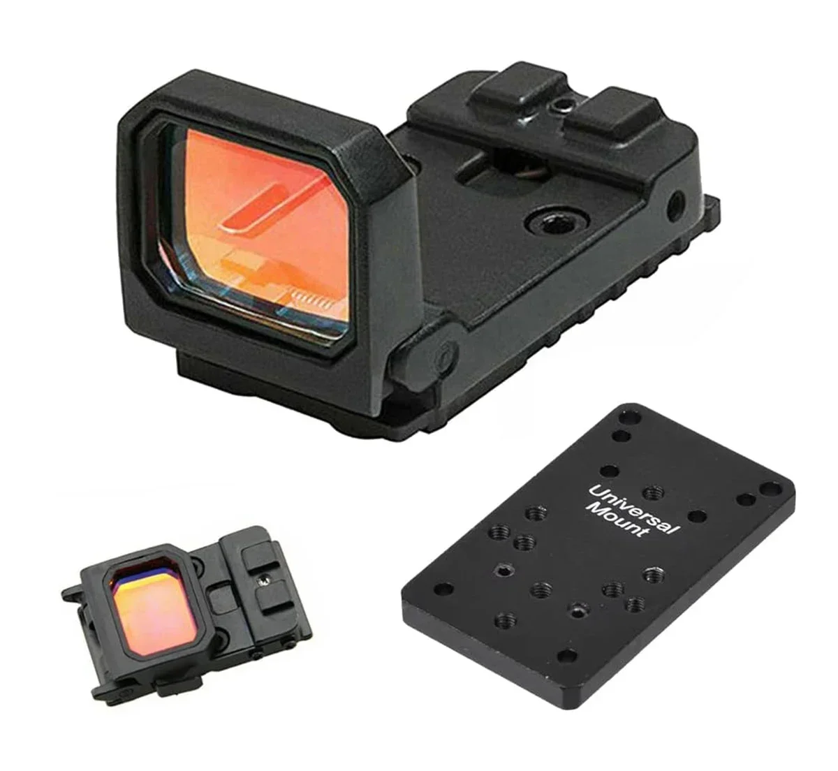 

Flip Up Red Dot Compact Reflex Sight with RMR MOS Mount Base for Rifle Pistol Handgun Hunting Accessories