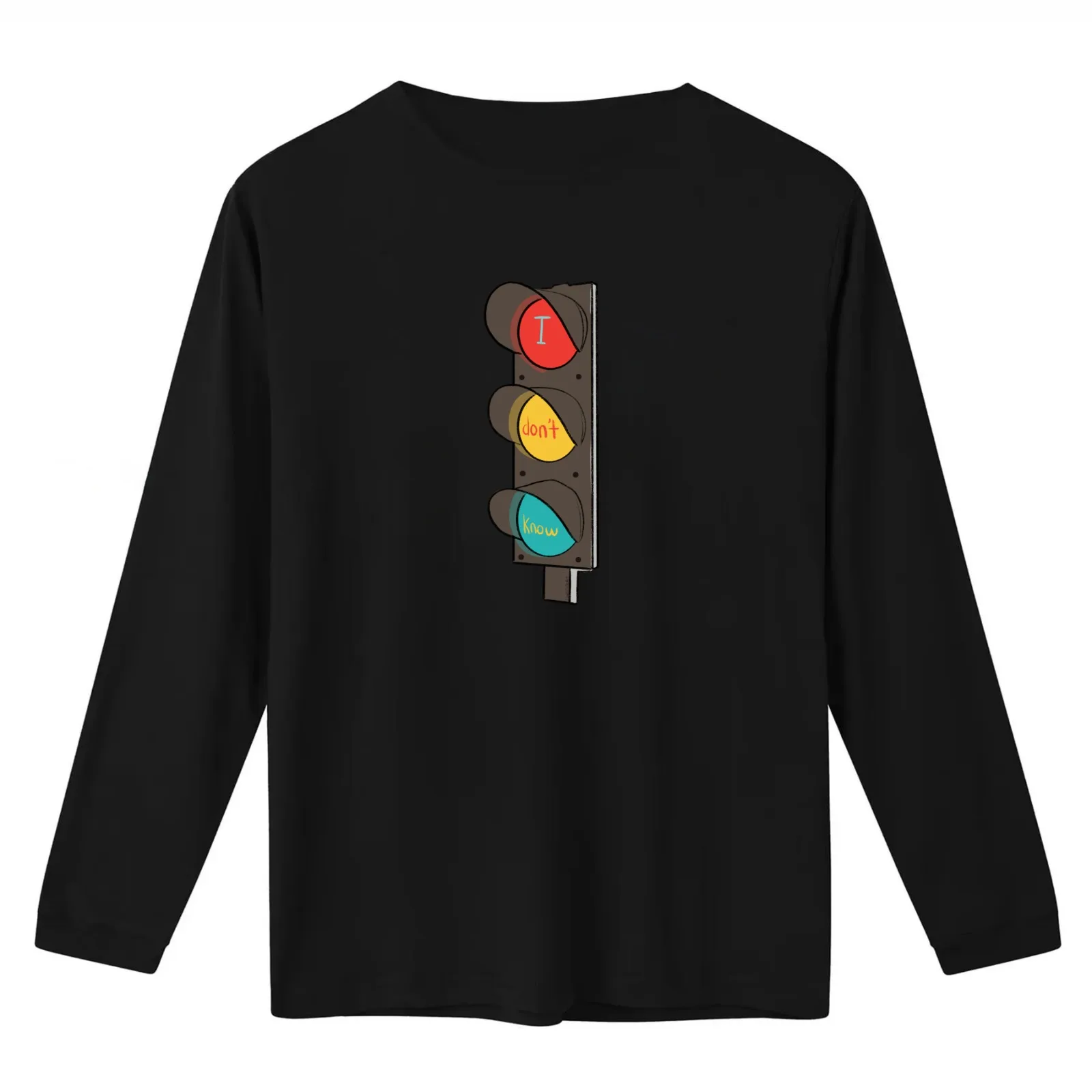 Traffic Lights Don’t Know T-Shirt Summer Casual Cotton Tee Oversized Streetwear Tops Vintage Graphic Print Unisex Men Women
