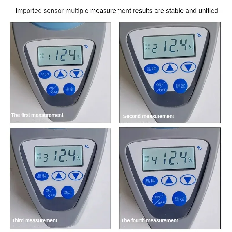 New LDS-1G Humidity Gauge Meter Tester Detector High Precision Automatic Digital Grain Corn Rice Wheat Moisture