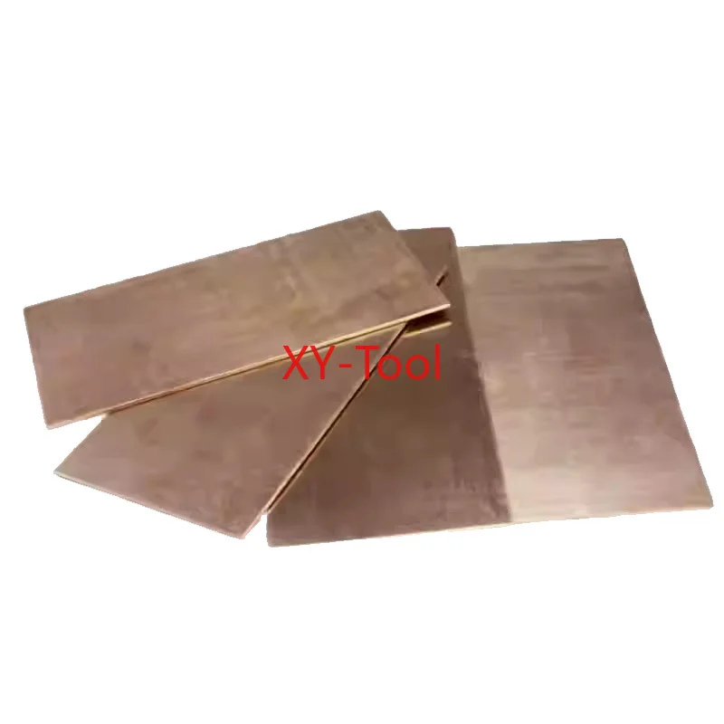 1 قطعة ورقة برونزية الفوسفور سميكة 0.1-2 مللي متر لوحة الفوسفور البرونزية مجلس مقاومة للاهتراء لوحة نحاسية مرنة صفر معالجة القطع