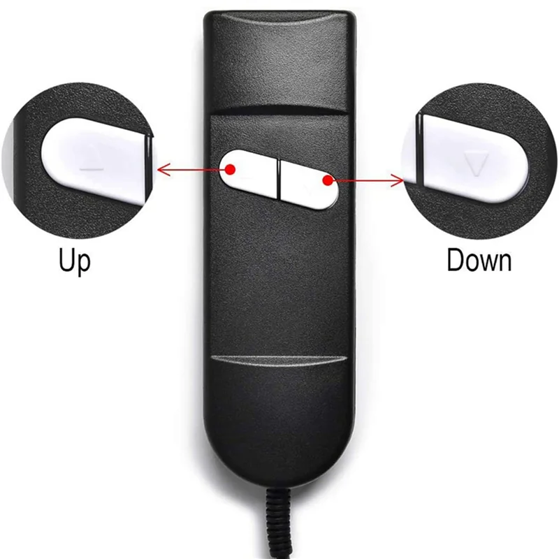 Substituição remota da cadeira de elevador ABAH-3X, peças de reposição remotas reclináveis de energia de 5 pinos e 2 botões para okin limoss orgulho-reto