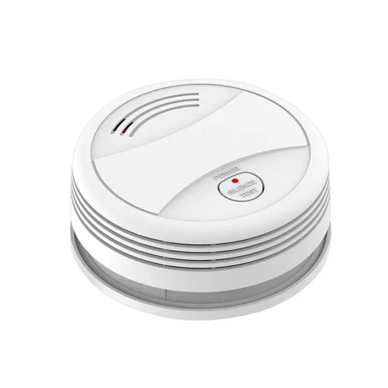 Tuya-Detector de humo con Wifi para el hogar, Detector de humo con Sensor de 80DB, protección contra incendios, alarma de seguridad para la escuela