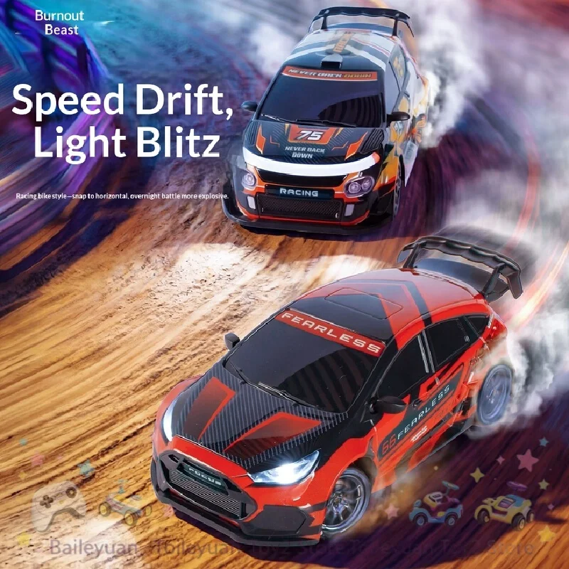 New In Stock Rc High Speed Rally Drift Car 1 To 24 Scale 2 4G Four Wheel Drive Remote Control For Adult Hobbyists