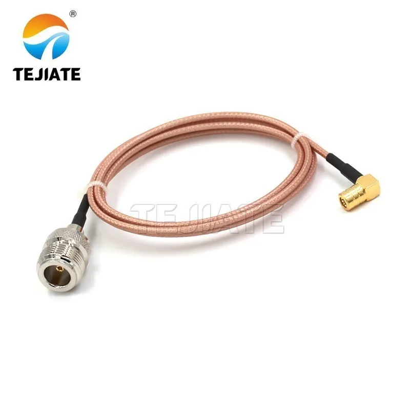 1PCS N-K to SMB-JW SMB-KW RF line SMB bent male female to N female adapter line RG316 coaxial line impedance 50 ohms