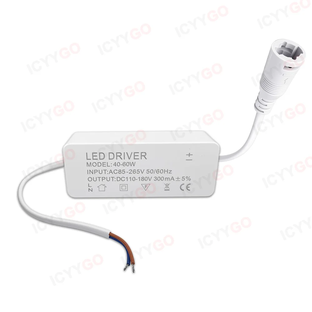 LED Transformer 12-18W 18-25W 25-36W 30W 40-60W 60-80W 80-100W 100-160W Driver 3-490V 300MA Power Adapter Lighting Fixtures