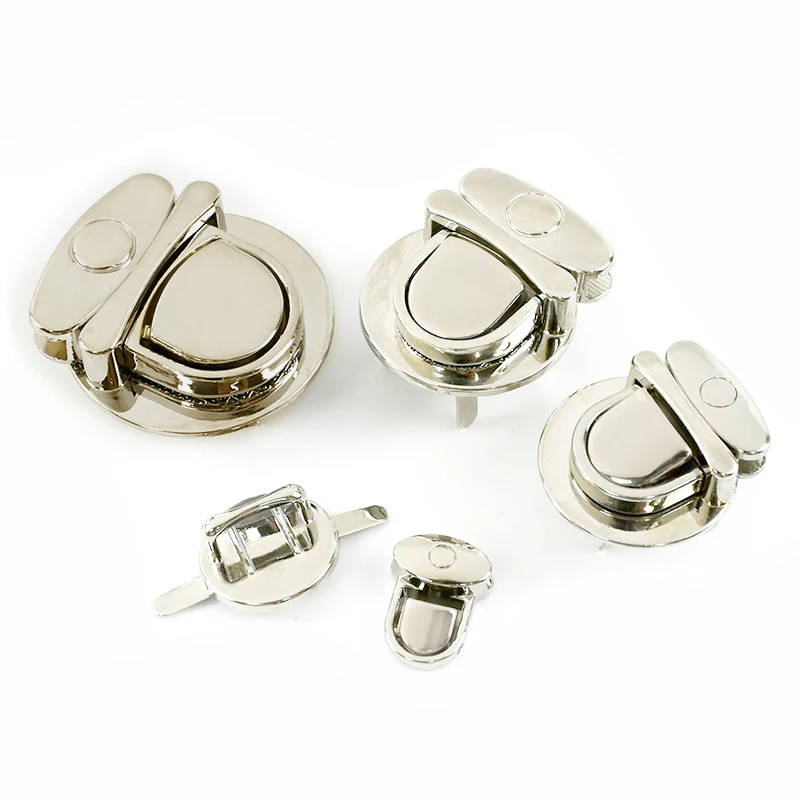 2/4/10pcs Metalls chn allen drehen Lock Snap für Handtasche Frauen Tasche Twist Locks Verschlüsse Verschluss DIY Hardware Zubehör H4-2