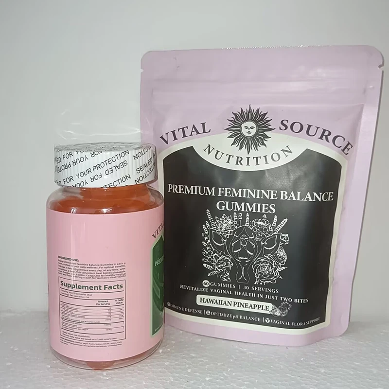 1 set of female balance gummies to supplement energy vitamins relieve fatigue - Image 4