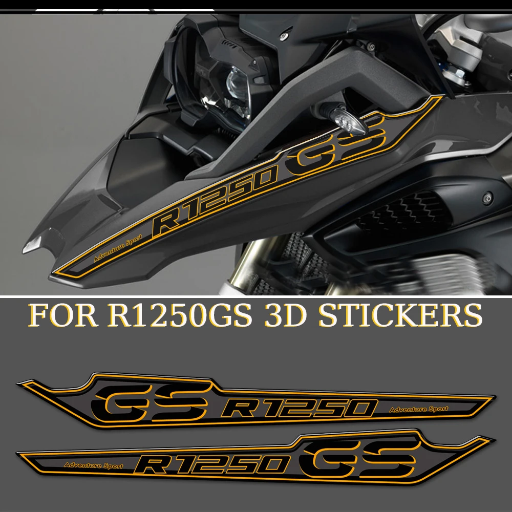 Voor Bmw R1250gs R1250 R 1250 Gs Motorfiets Sticker Kuip Zijpaneel Beschermer Fender Voorkant Neus Snavel Hp Decoratieve Bescherming