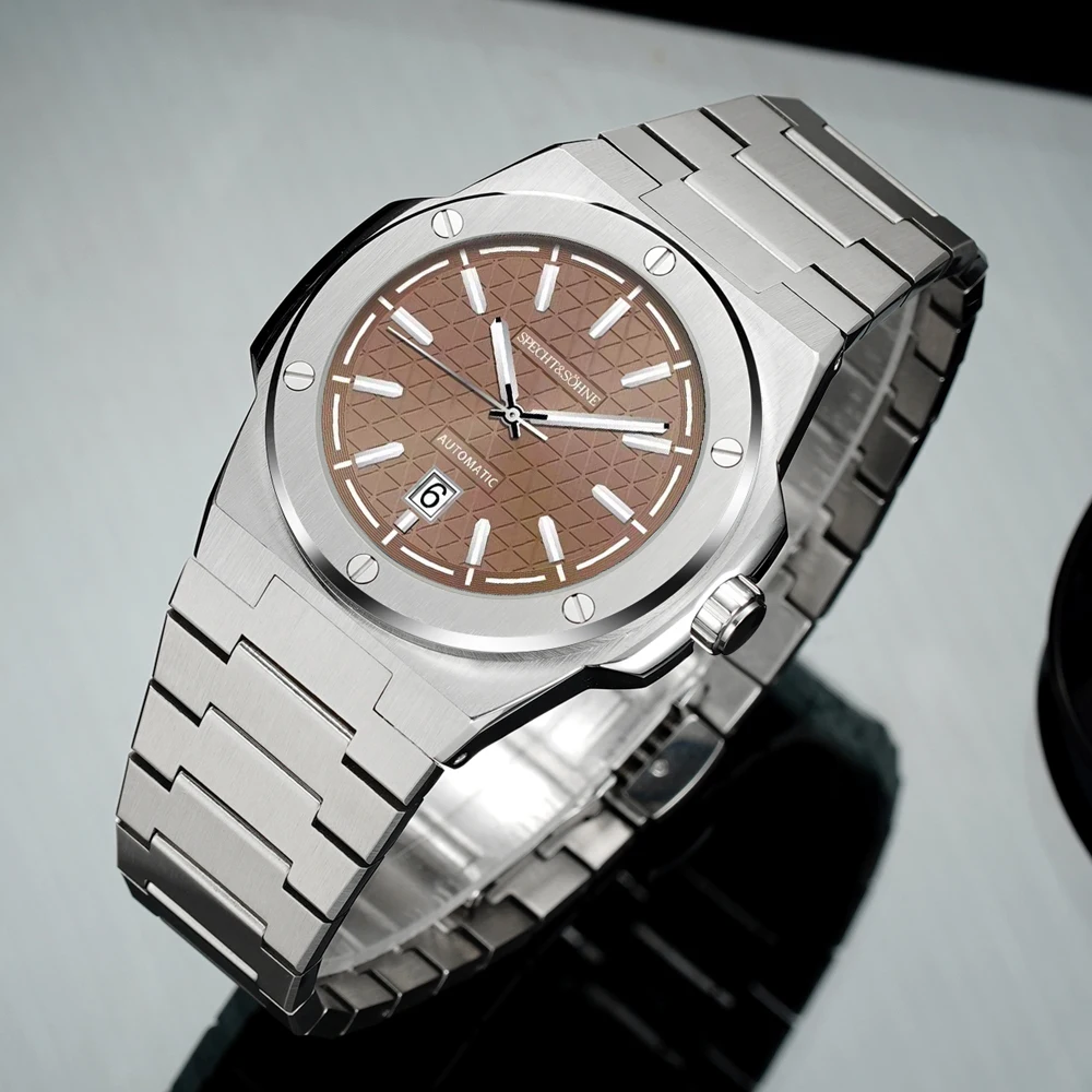 2024 Specht & Söhne Neuheiten Herren Uhren Japan NH35 Automatische Mechanische Uhren Edelstahl Uhr Relogio Masculino 37 MM