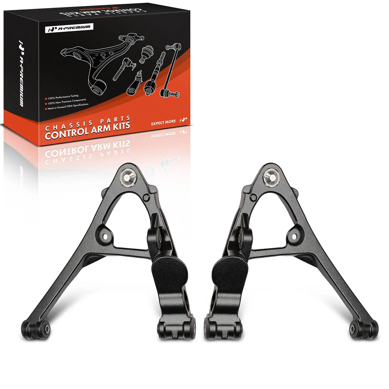 A-Premium 2x Front Lower Control Arm w/Ball Joint for Chevrolet Silverado 1500 1999-2006 Tahoe GMC Sierra 1500 1999-2006 Yukon