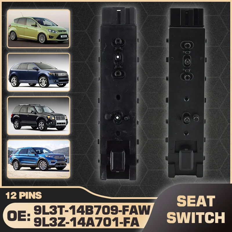 

Seat Control Switch For Ford C-Max MK2 Edge Escape Expedition Explorer F150 F250 F350 F450 F550 Flex Fusion Taurus MK6 2006-2019