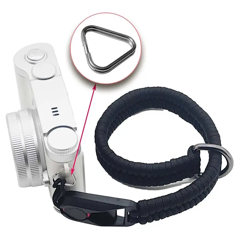 20Pcs Camera Triangle Split Ring Camera Strap Hook Belt Lug Ring For Lanyard Keychain Shoulder Strap Accessories