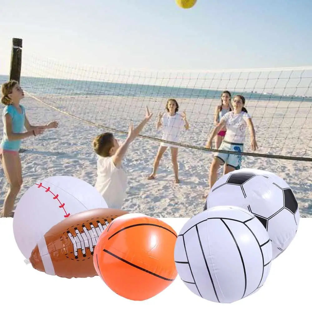 Water Games Rugby Inflatable Football Basketball Blow Up Inflatable Baseball Sport Balls Pool Inflatable Ball Swimming Pool