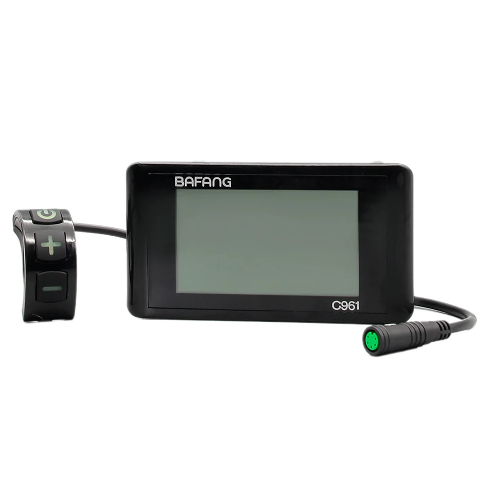 

Nulkomma Bafang C961 Electric Bicycle LCD Display Meter 5-pin Connector Ebike Speed Control Panel Ebike Conversion Kit