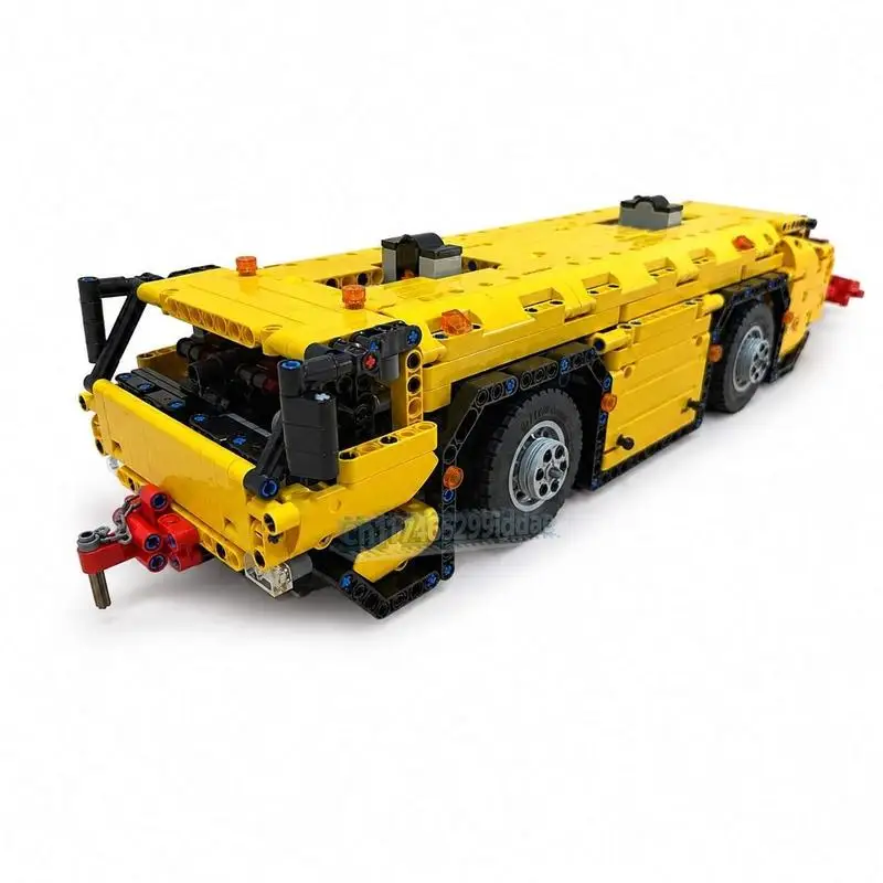 1828Parts Airfield Tug Ground Support Vehicle MOC Technical Model Custom Building Blocks DIY Assembly Creative Puzzle Toy Gift