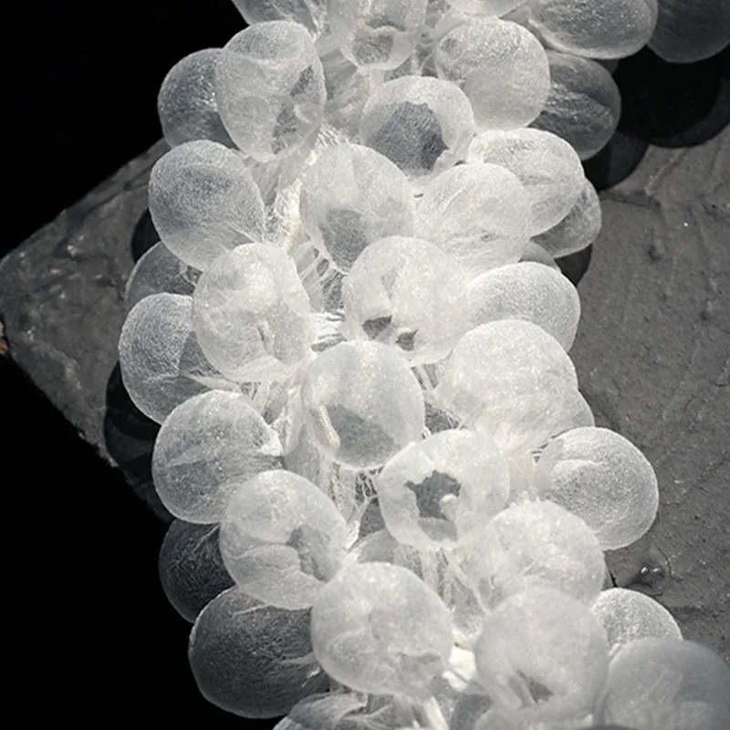 

85cm x 20cm Seersucker Fabric Bubble Mesh Perspective 3D Creative Styling Lace Clothing Design Fabric Accessory Heat-Set Fabric