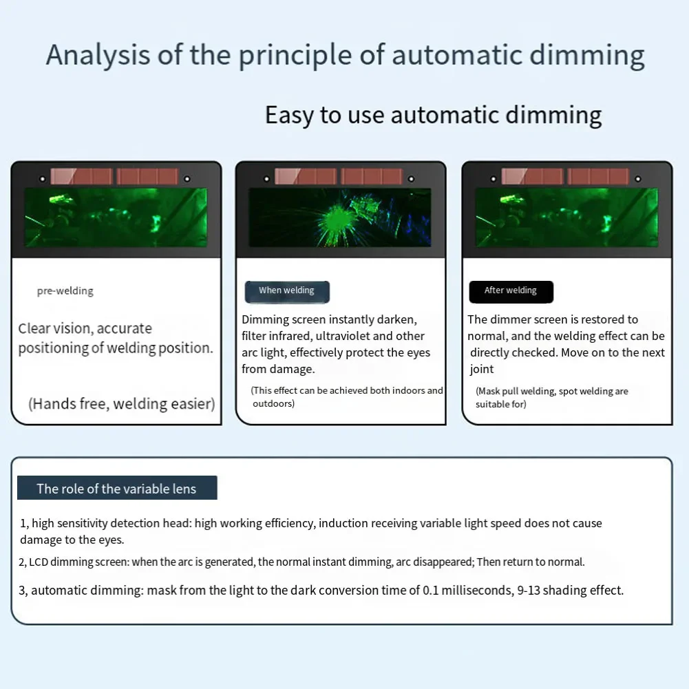 自動暗色化溶接レンズ,液晶ソーラー液晶メガネ,溶接保護レンズ,液晶フェイスマスク