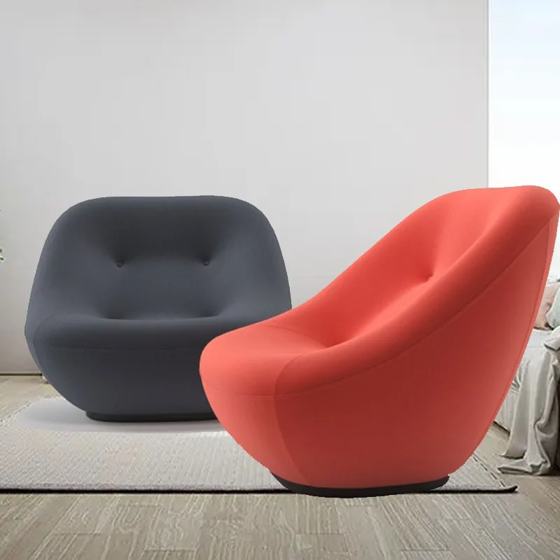 

Single double creative design small apartment leisure curved sofa