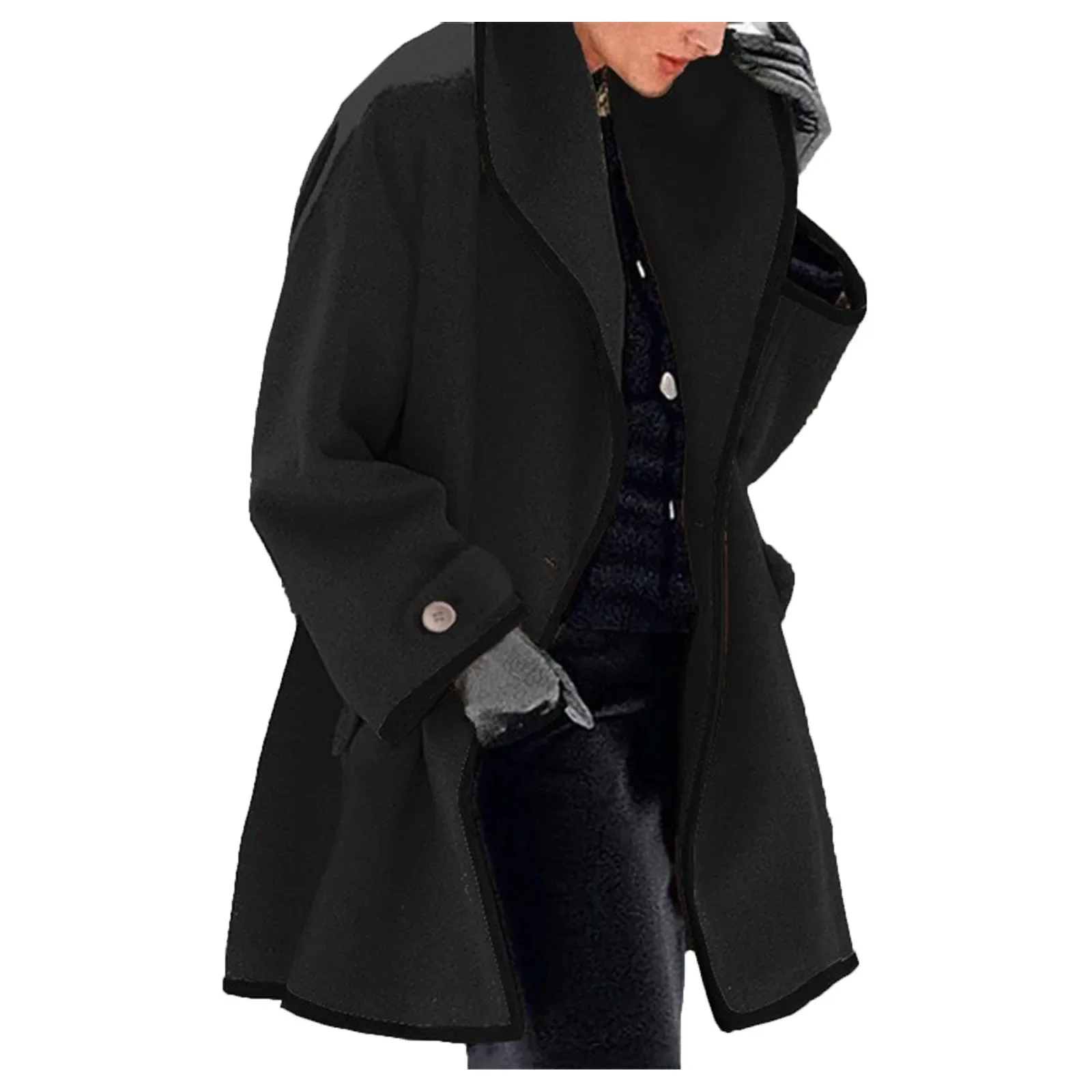 Piumino da donna 2020 inverno donna cappotto invernale in lana Trench da donna caldo sottile lungo soprabito Outwear