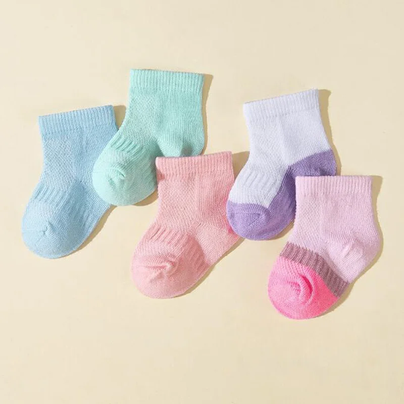 5 par/lote nuevos calcetines para niños y niñas