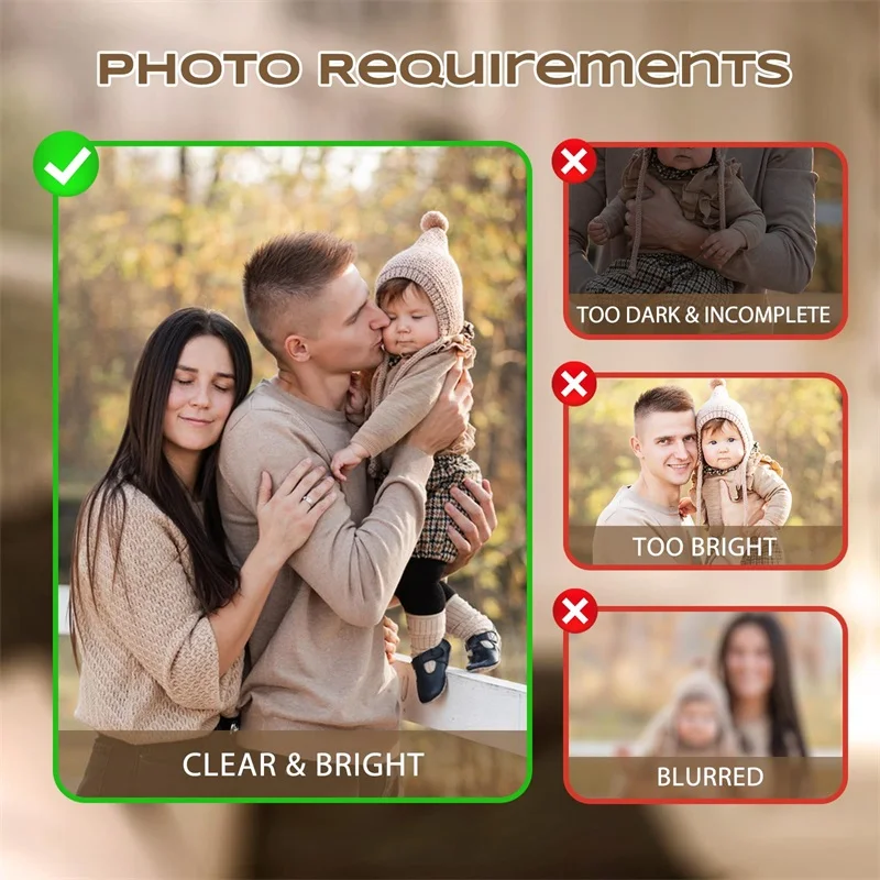 Custom Acrylic Car Pendants, Personalized Car Accessories, Customized photo Ornaments, Custom Couple Photos, Hanging Ornaments