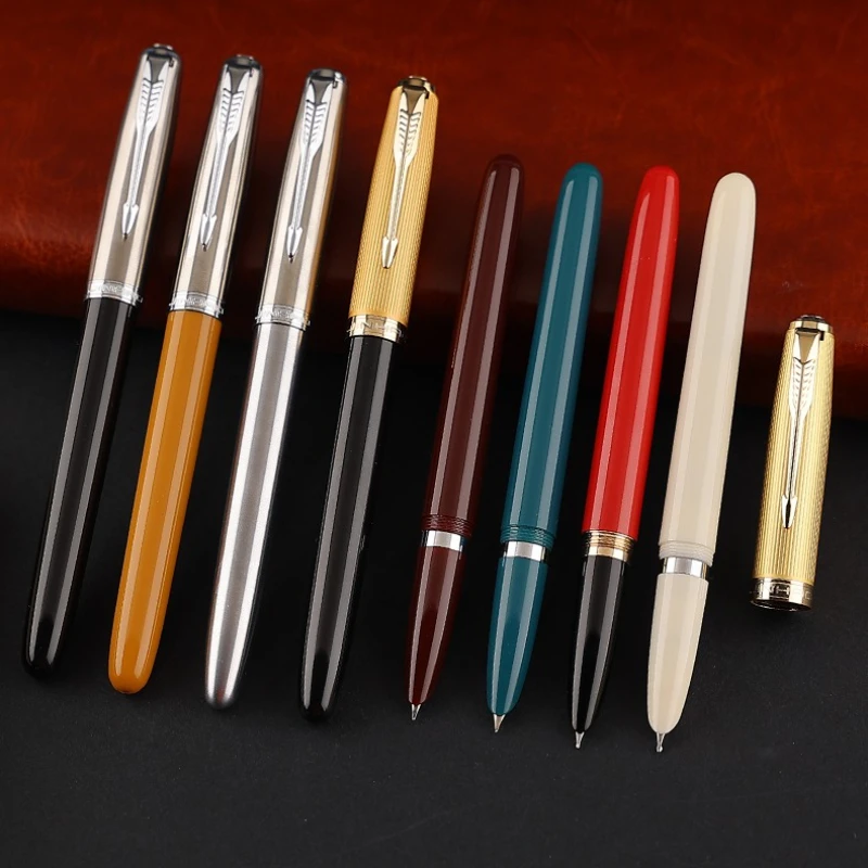

2026 Cheap Sale Hero Fountain Pens Stacked Long Knfie Nib 2.5 1.0mm Tip Ink Pen Luxury Office Gift Choice Best Seller Stationery