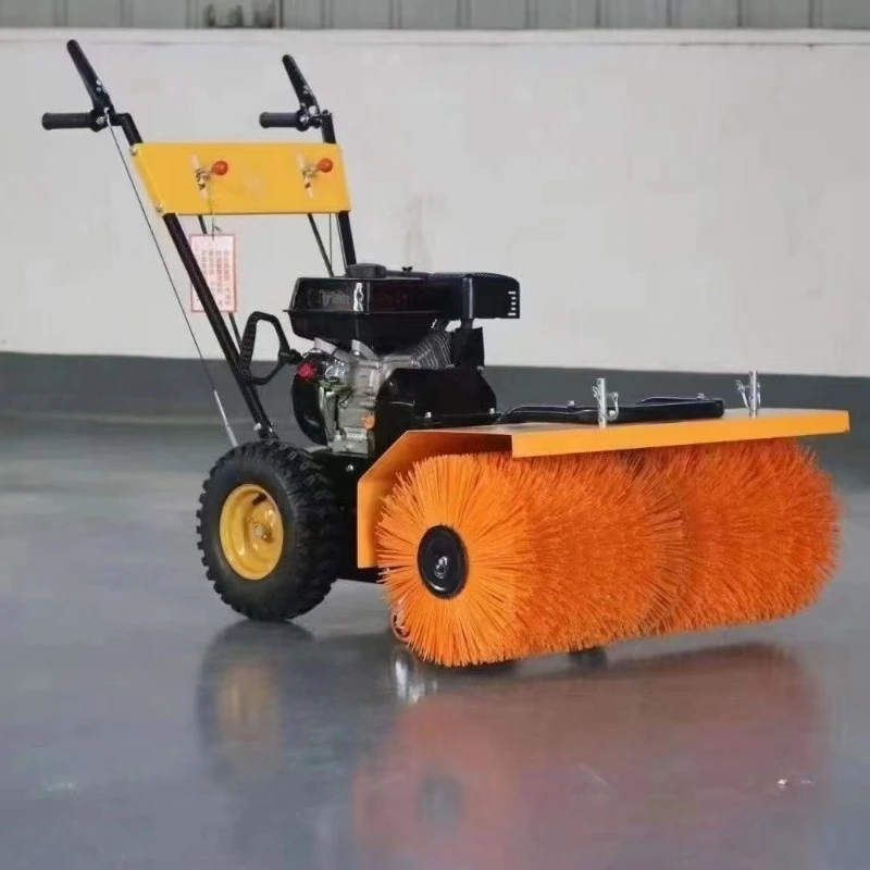 

6.5 horsepower hand push road campus street community, plow manufacturer