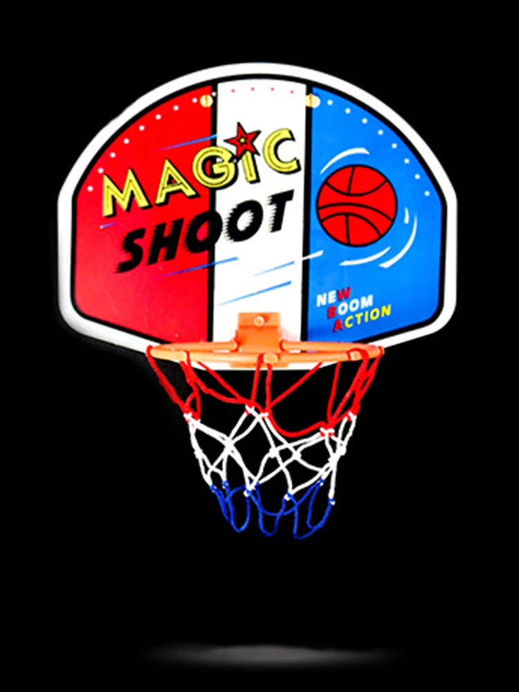 مجموعة طوق كرة سلة صغيرة محمولة مع كرة ومضخة قابلة للنفخ، مجموعة كرة سلة للعب في الأماكن المغلقة والخارجية للأطفال #4