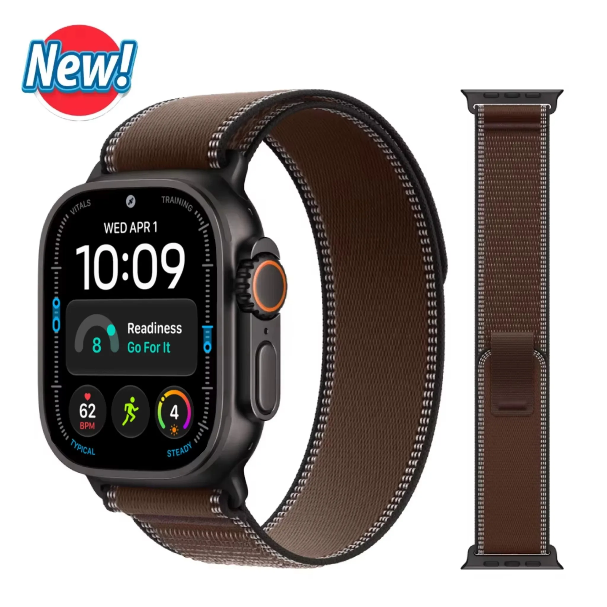 Alpine Loop Strap For Apple Watch Ultra 4 3 2 Band iWatch Series 12 11 10 SE 9 8 7 Sports Bracelet 49mm 46mm 45mm 44mm 41mm 40mm