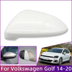 Acessórios do carro espelho capa para volkswagen vw golf 2014 2015 2016 2017 2018 2019 2020 mk7 7.5 espelho retrovisor habitação escudo tampa